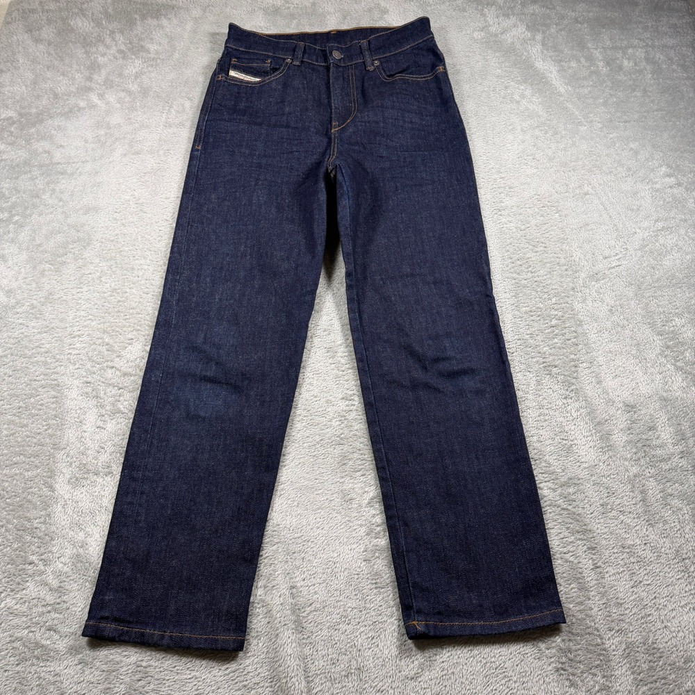 DIESEL D-Air-R Jeans Womens W24 Blue Dark Wash Tapered Ankle Length Boyfriend